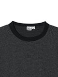 Partimento Candy Stripe Ringer Tee - Black