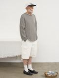 Partimento Bermuda Cargo Pants - Off White
