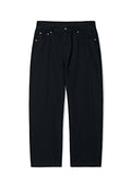 Partimento Denim Relaxed Pants Black
