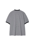 Partimento Candy Stripe Ringer Tee - Gray