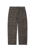Partimento Leopard Relaxed Pants Brown