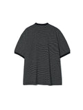 Partimento Candy Stripe Ringer Tee - Black