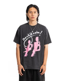 POSHBRAIN SEINS WASHED TEE - GRAY WASHED