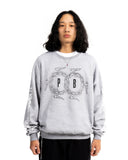POSHBRAIN SCREWN CREWNECK - MISTY GRAY
