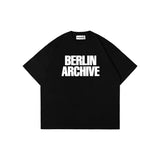 POSHBRAIN Archive Berlin T-Shirt - Black