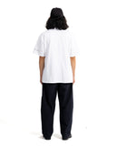 POSHBRAIN CONTEMPT TEE - WHITE