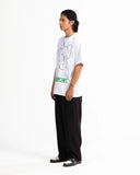 POSHBRAIN PORTABLE HEAD TEE - WHITE