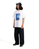 POSHBRAIN CONTEMPT TEE - WHITE