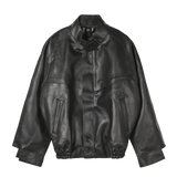 Woodensun Gnome-1 Leather Suede Jacket - Black