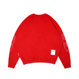 POSHBRAIN LOSK CREWNECK - RED