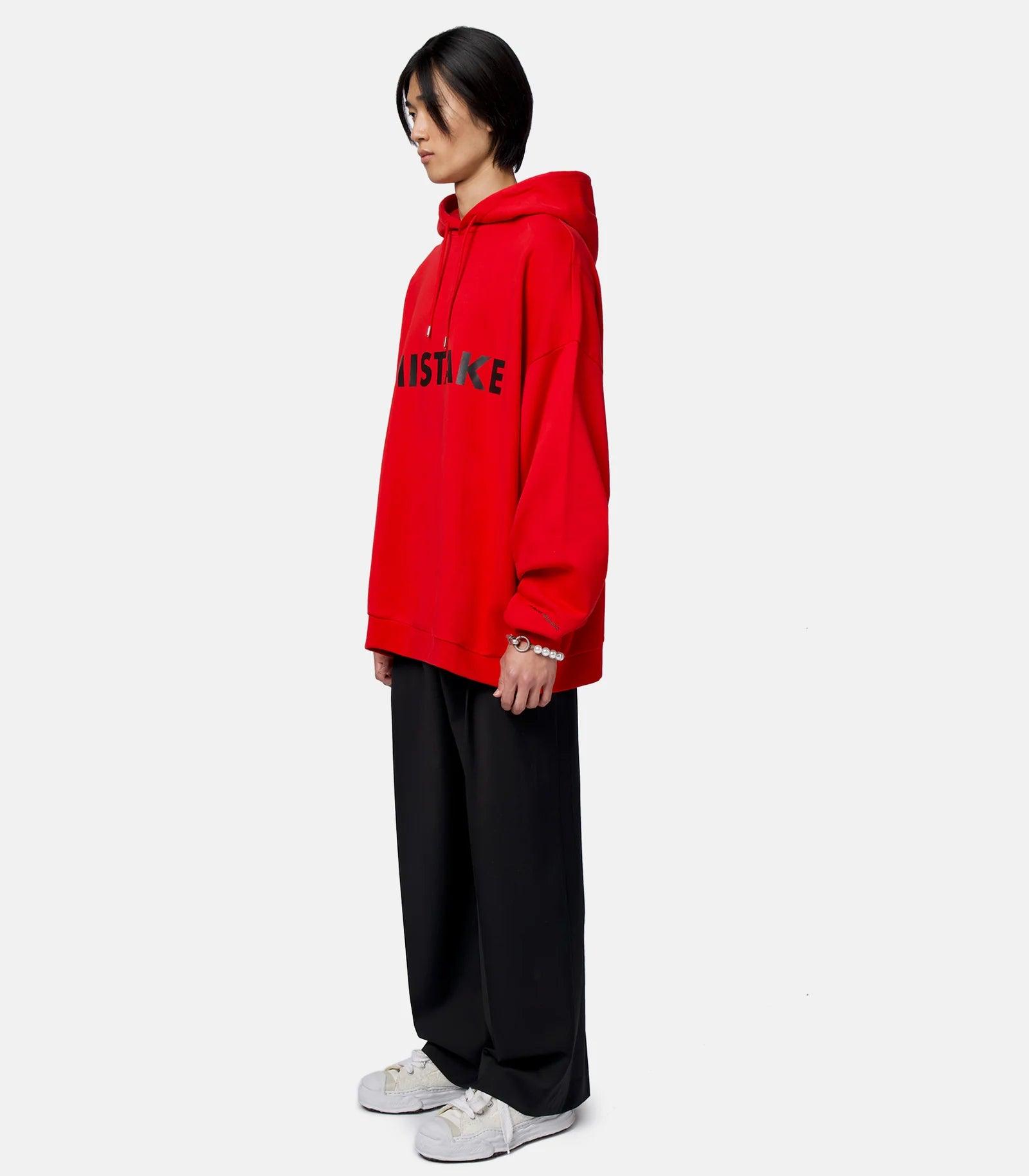 A Better Mistake Ares Oversized Hoodie - Red