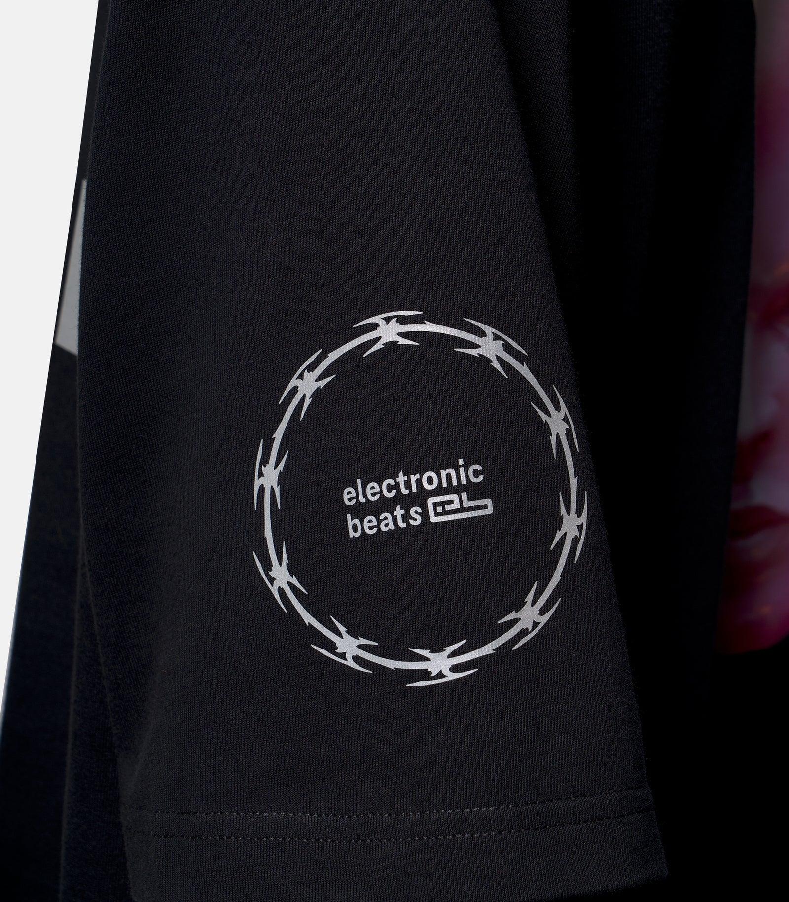 A Better Mistake x Electronic Beats Oversized T-shirt - Black