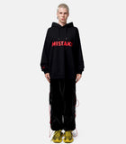 A Better Mistake Rave Oversized Hoodie - Black