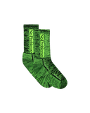 No Problemo Glitch Socks - Green