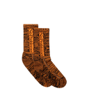 No Problemo Glitch Socks - Orange