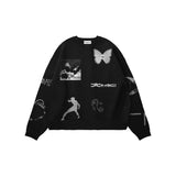 POSHBRAIN Shell Crewneck - Black