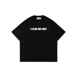 POSHBRAIN "4 Club" T-Shirt - Black