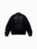 Space Available Studio Varsity Jacket - Black