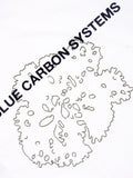 Space Available Blue Carbon System Embroidered T-shirt - White