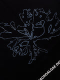 Space Available Blue Carbon System Embroidered T-shirt - Black