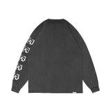 POSHBRAIN SCORS WASHED TEE - GRAY WASHED