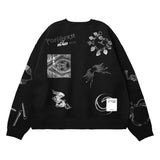 POSHBRAIN Shell Crewneck - Black