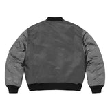 POSHBRAIN Sim Bomber Reversible Jacket - Grey / Orange