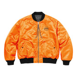 POSHBRAIN Sim Bomber Reversible Jacket - Grey / Orange