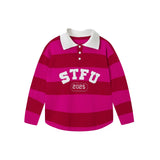 SSSTUFFF STFU Polo - Pink