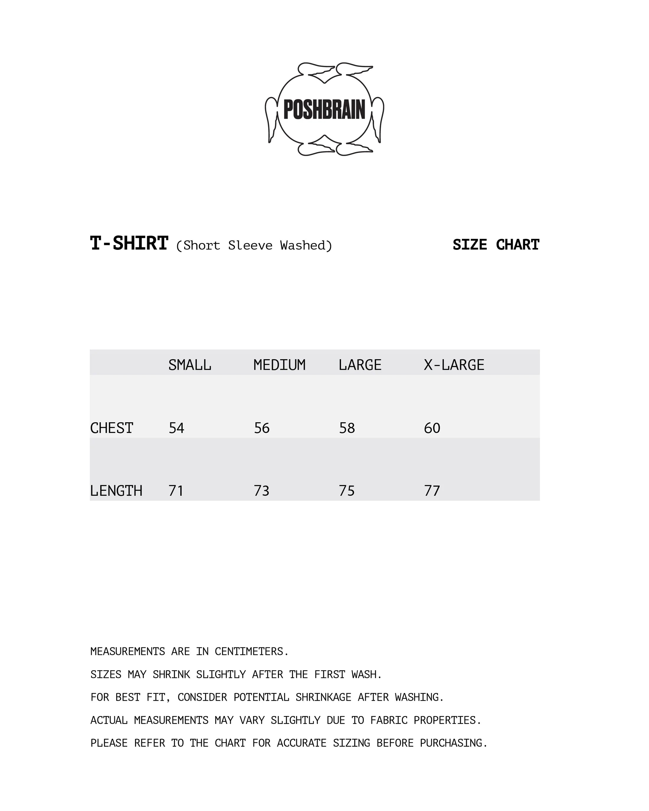 POSHBRAIN SUNN TEE - BLACK