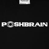 POSHBRAIN SUNN TEE - BLACK