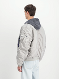 Alpha Industries UV MA-1 Bomber Jacket - Pastel Grey