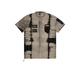 Space Available X Western Hydrodynamics Research Patch Logo T-shirt - Tie Dye Grey