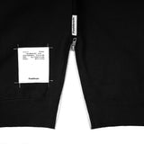 POSHBRAIN WORKS SIDE ZIPPER CREWNECK - BLACK