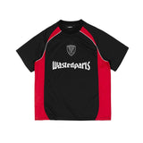 Wasted Paris Rain Football Jersey - Black / Red