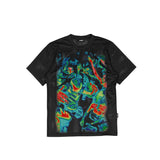 Wasted Paris Fusion Mesh T-Shirt - Black