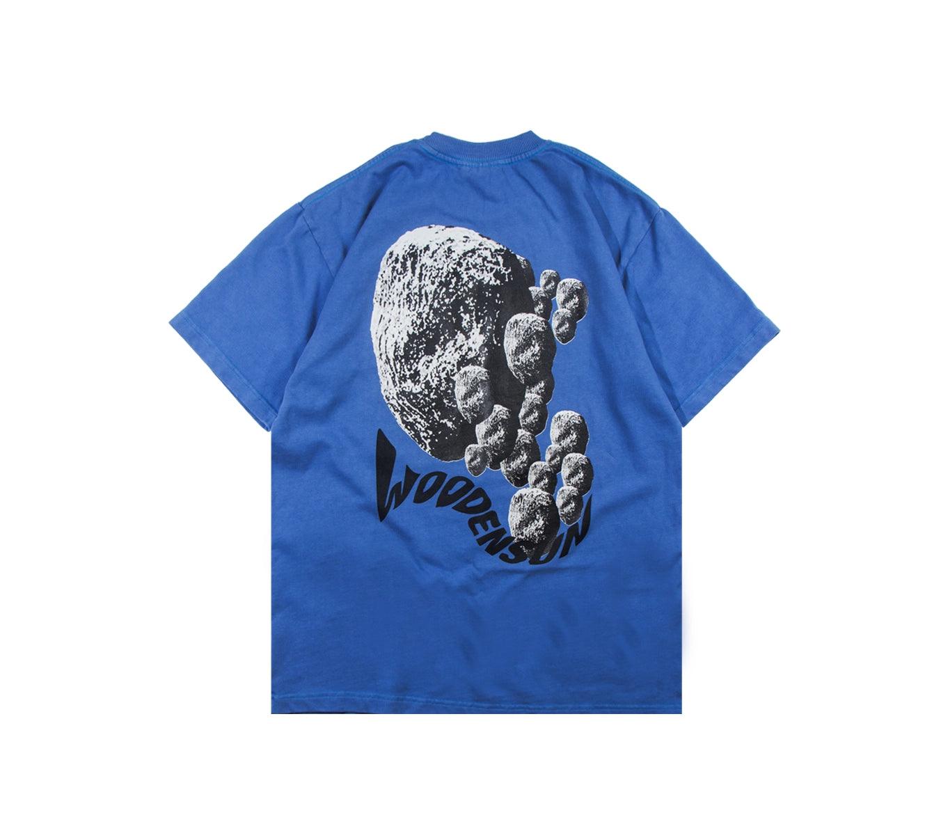 Woodensun Stoned Rock T-Shirt - Grey Blue
