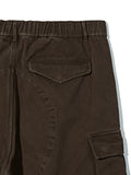 Partimento - VTG Washed Cargo Gaucho Pants Brown