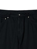 Partimento Denim Relaxed Pants Black