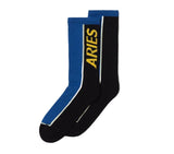 Aries Arise Credit Card Socks - Blue - SUPERCONSCIOUS BERLIN