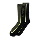 Aries Arise Credit Card Socks - Olive - L - XL - Socks
