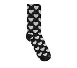 Arte Antwerp Allover Socks Logo - Black / White - One size -