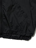 Partimento - Puckering Sheer Hood Zip-up Black