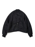 Partimento Detachable Layered Ma-1 Bomber Jacket Black