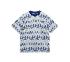 BoTT Family Jacquard S/SL T-Shirt - Navy