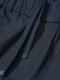 Partimento Side Puckering Shorts - Navy