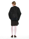 Partimento Detachable Layered Ma-1 Bomber Jacket Black