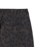 Partimento Leopard Relaxed Pants Charcoal