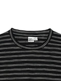 Partimento 90's Stripe Tee - Black