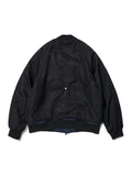 Partimento Detachable Layered Ma-1 Bomber Jacket Black